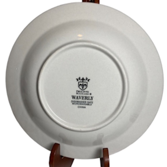 Set of 4 Philippe Richard Waverly 8” Rim Soup Bowls - Picture 3 of 7